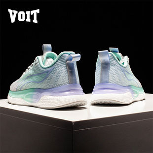 沃特超轻运动跑鞋夏季透气爆米花软底跑步鞋薄款减震轻便网面女鞋