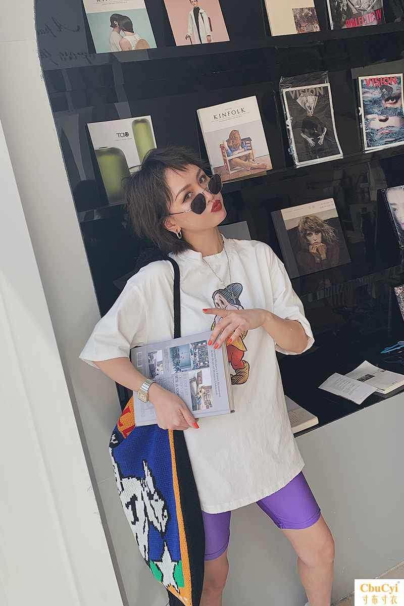 宁小雪亮色五分裤打底裤女春夏新款韩版紧身显瘦潮流薄款外穿裤子|ruв категории Женская одежда, брюки, рейтузы - от Buy2taobao.com для оказания профессиональной услуги покупки агента Taobao