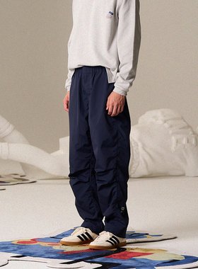 ANB2023秋冬 / 宽松版户外多褶尼龙长裤（藏青/军绿）