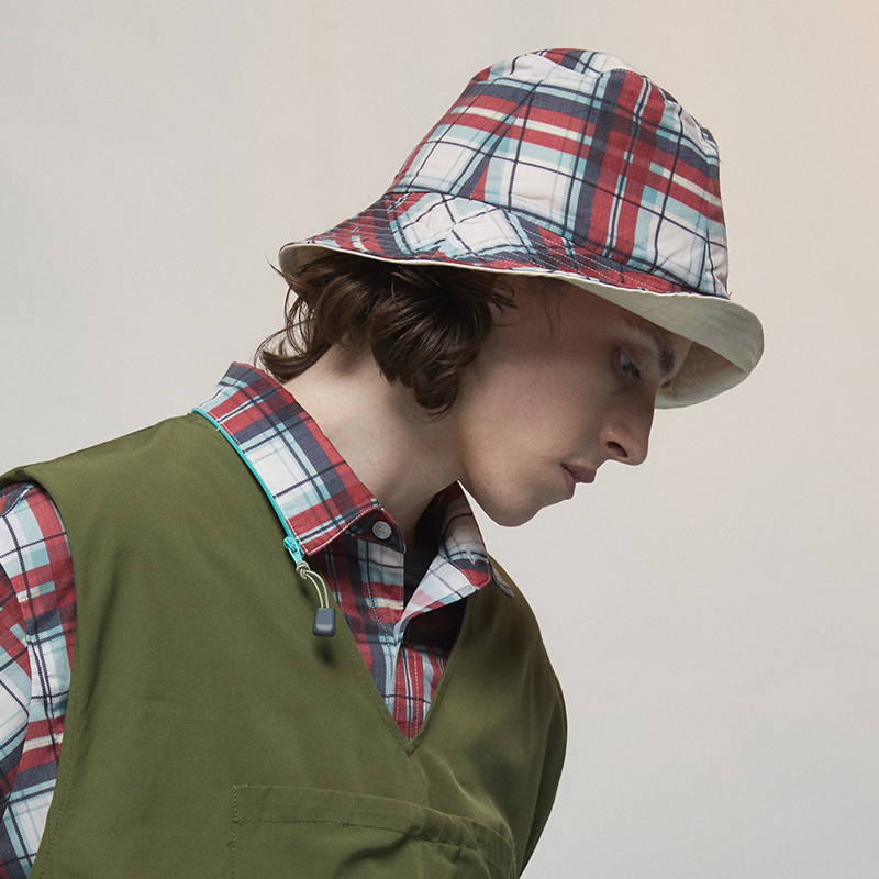 umamiism新品国潮潮牌红白渔夫帽