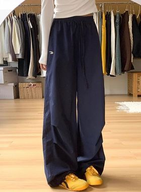 美式弯刀冲锋裤男女秋冬加绒保暖抗寒休闲运动裤学生防风防水长裤