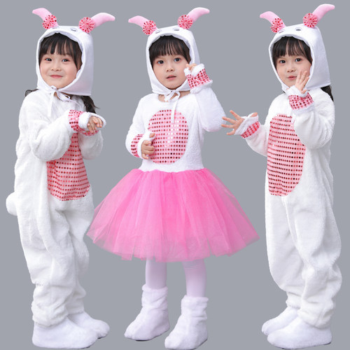 儿童动物大灰狼演出服