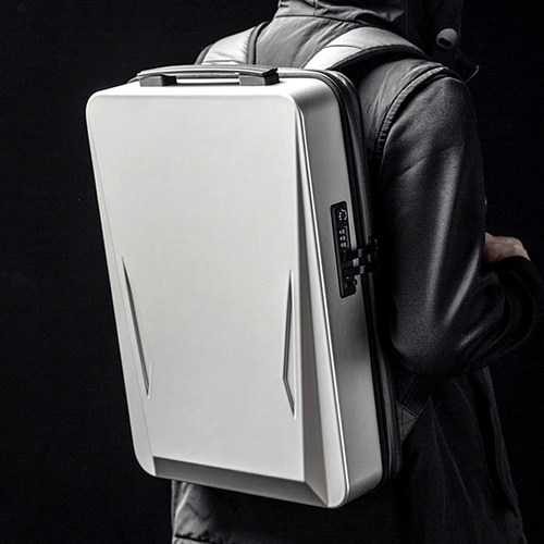 硬壳防盗电脑背包休闲旅行双肩包