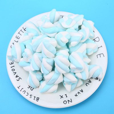 红麦谷1000g花粒麻花棉花糖红白绿白蓝白diy蛋糕彩色咖啡伴侣包邮