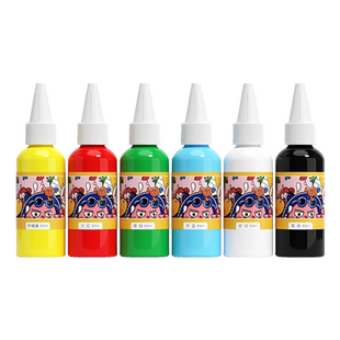 丙烯颜料儿童无毒套装石膏娃娃涂色颜料批发防水防晒不掉色小学生美术生专用画画diy颜料幼儿园可水洗颜料