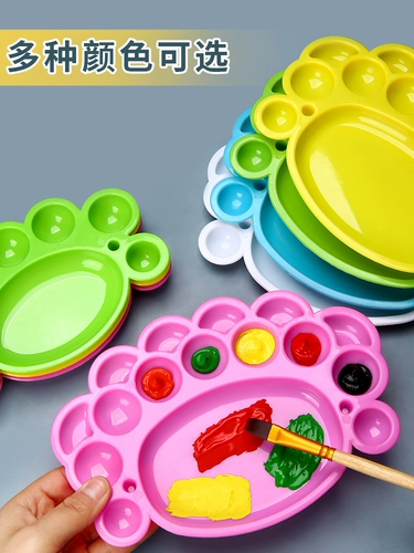 Пигментированная палитра для рисования, художественный акрил, детская акварель