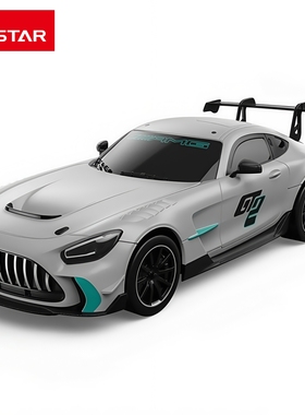 rastar星辉遥控车模奔驰AMGGT2跑车互动玩具节日礼物收藏摆件1:24