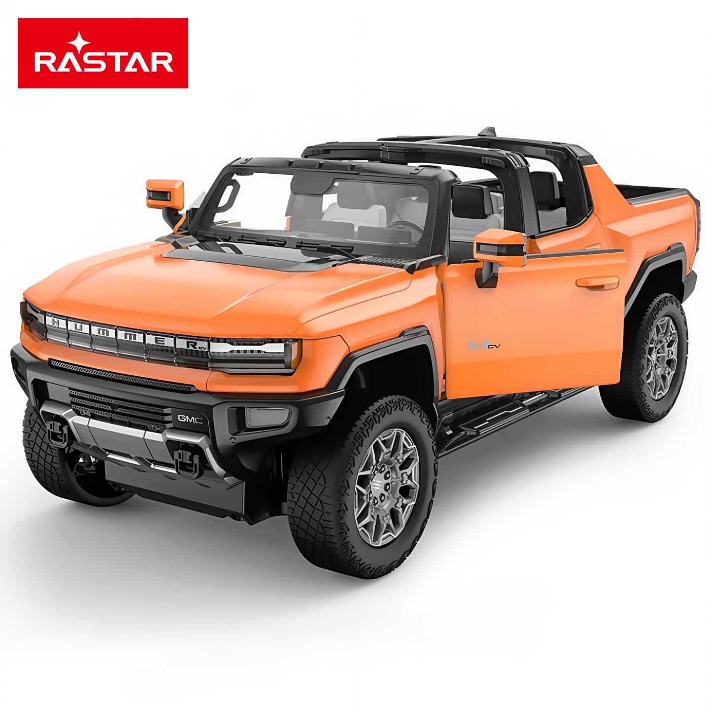 rastar星辉遥控车模悍马EV四驱越野皮卡车USB充电玩具礼物1:16