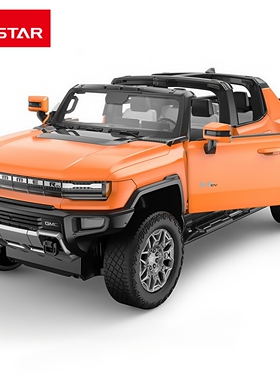 rastar星辉遥控车模悍马EV四驱越野皮卡车USB充电玩具礼物1:16