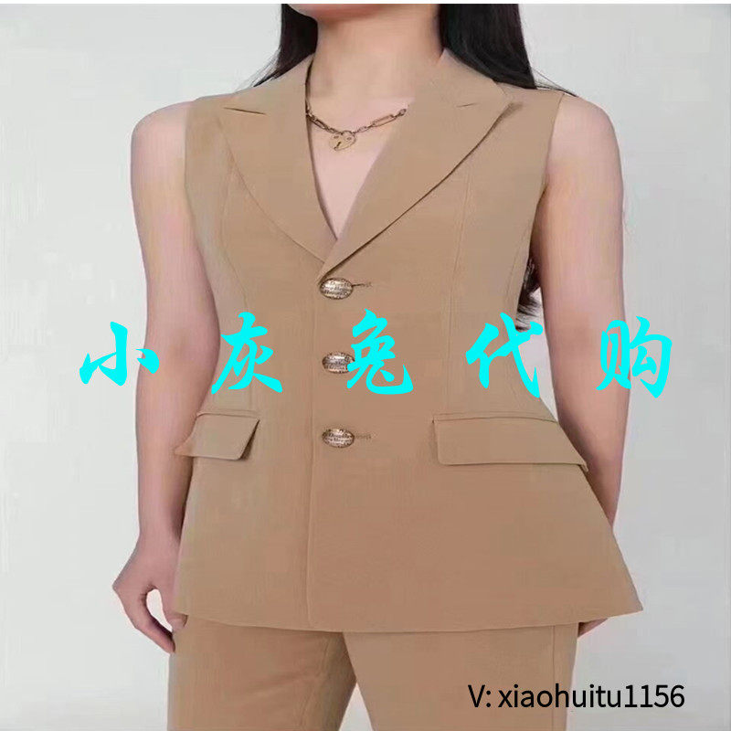 小灰兔专柜正品代购2025春装收腰西装马甲女1400590-4201063-001