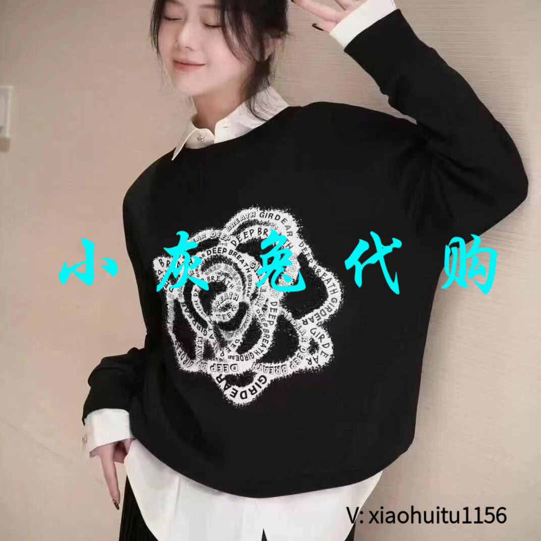 小灰兔专柜正品代购2025秋冬款字母套头卫衣1300804-42095DL-001