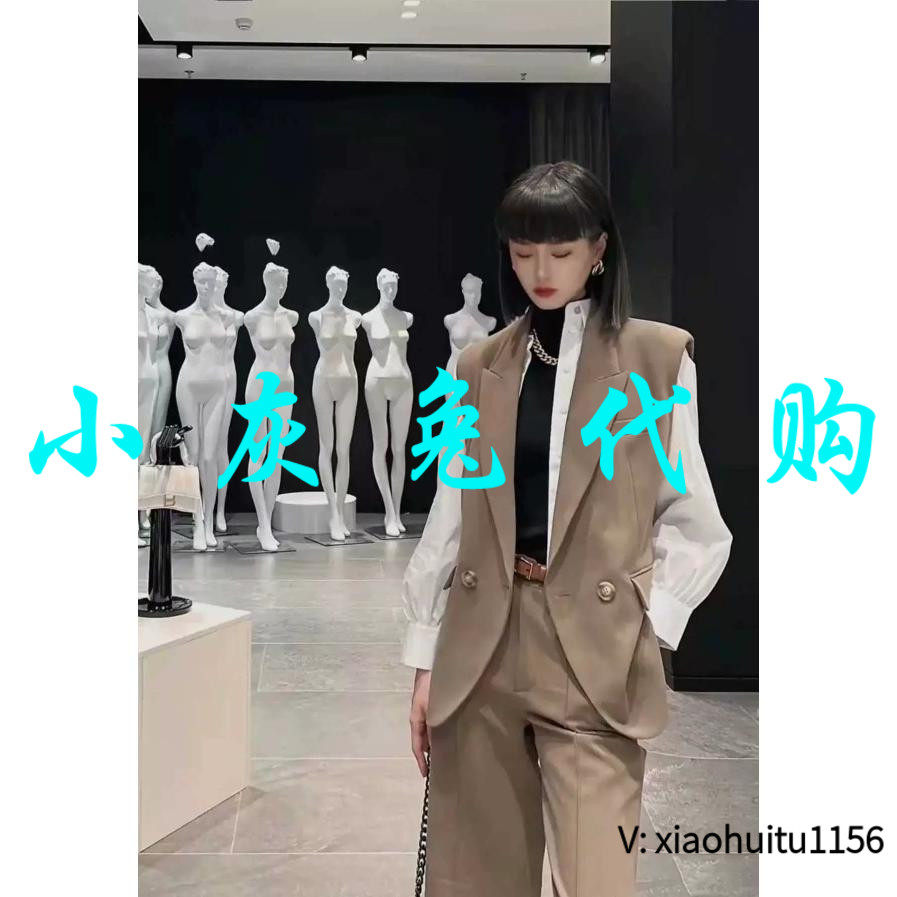 小灰兔代购休闲西装马甲外套