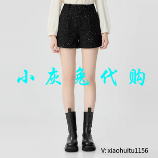 小灰兔专柜正品代购2025秋冬小香风短裤1100529-4A55511-001