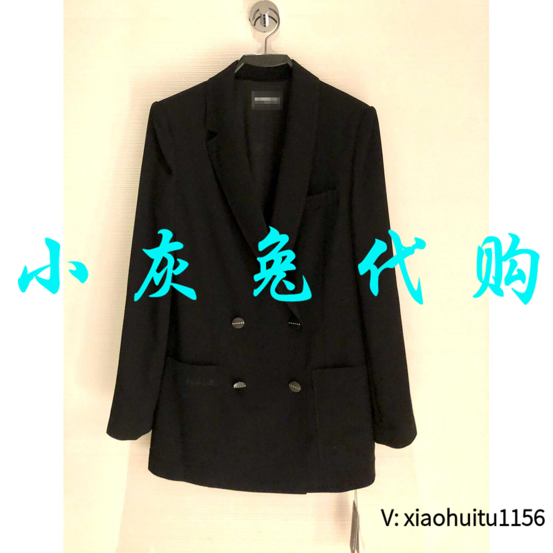 小灰兔正品代购双排扣西装外套