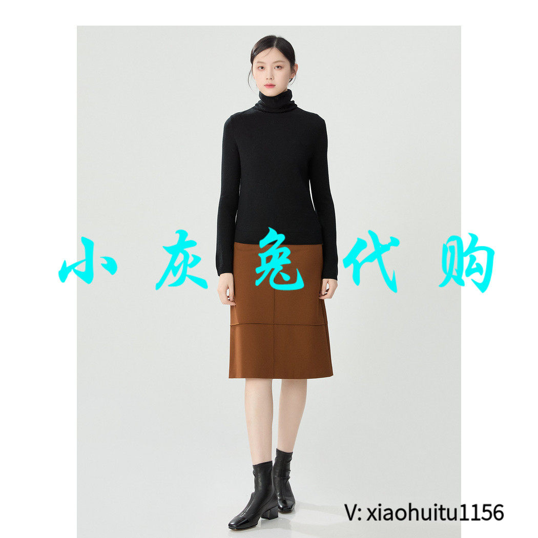 4折特卖 小灰兔专柜正品代购2026春黑色修身高领打底针织1399768