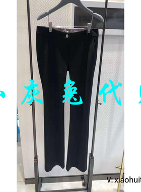5折小灰兔专柜正品代购2025秋装黑色休闲长裤11001-100245-330511
