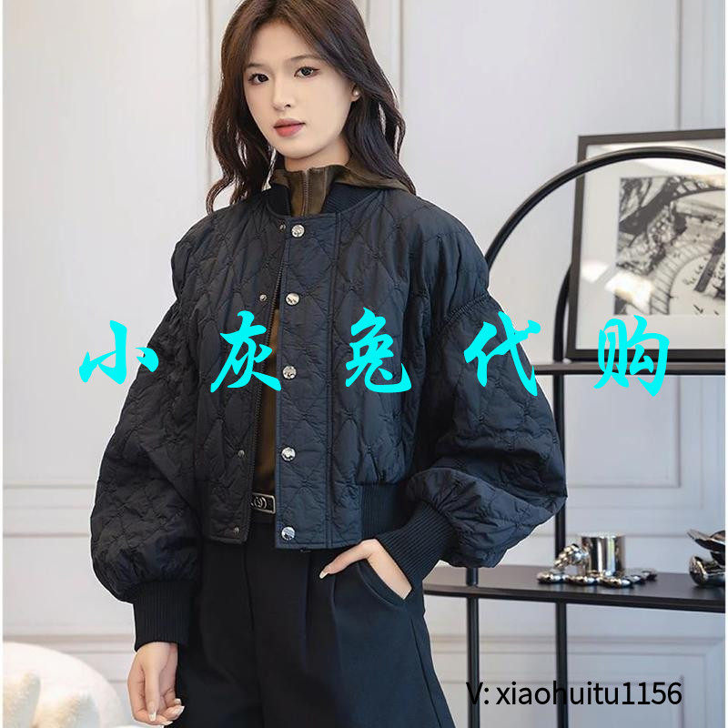 小灰兔专柜正品代购2026春菱格夹克棉服外套5400844-1034041-001