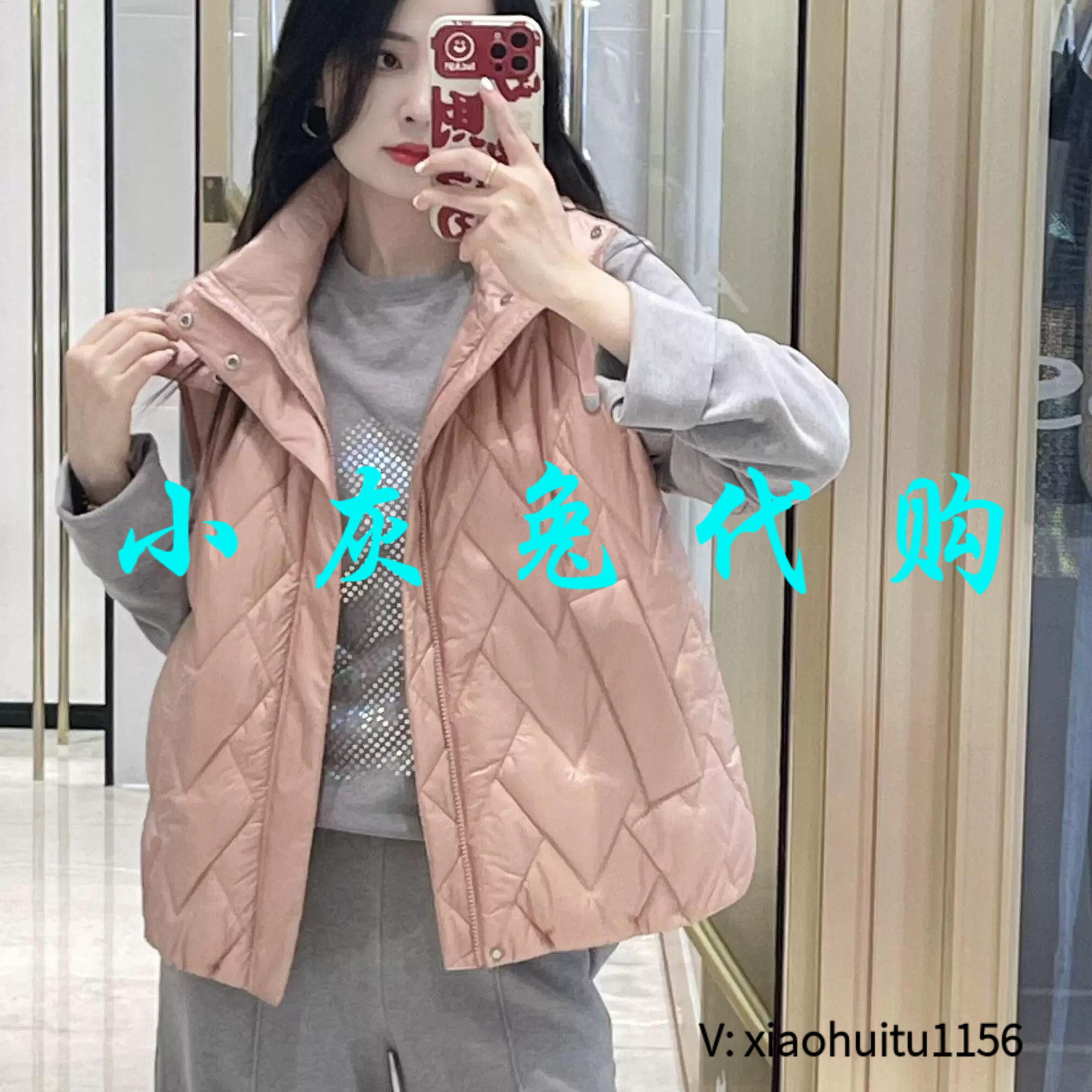 小灰兔专柜正品代购2026秋冬保暖棉马甲棉衣5400747-1102485-001