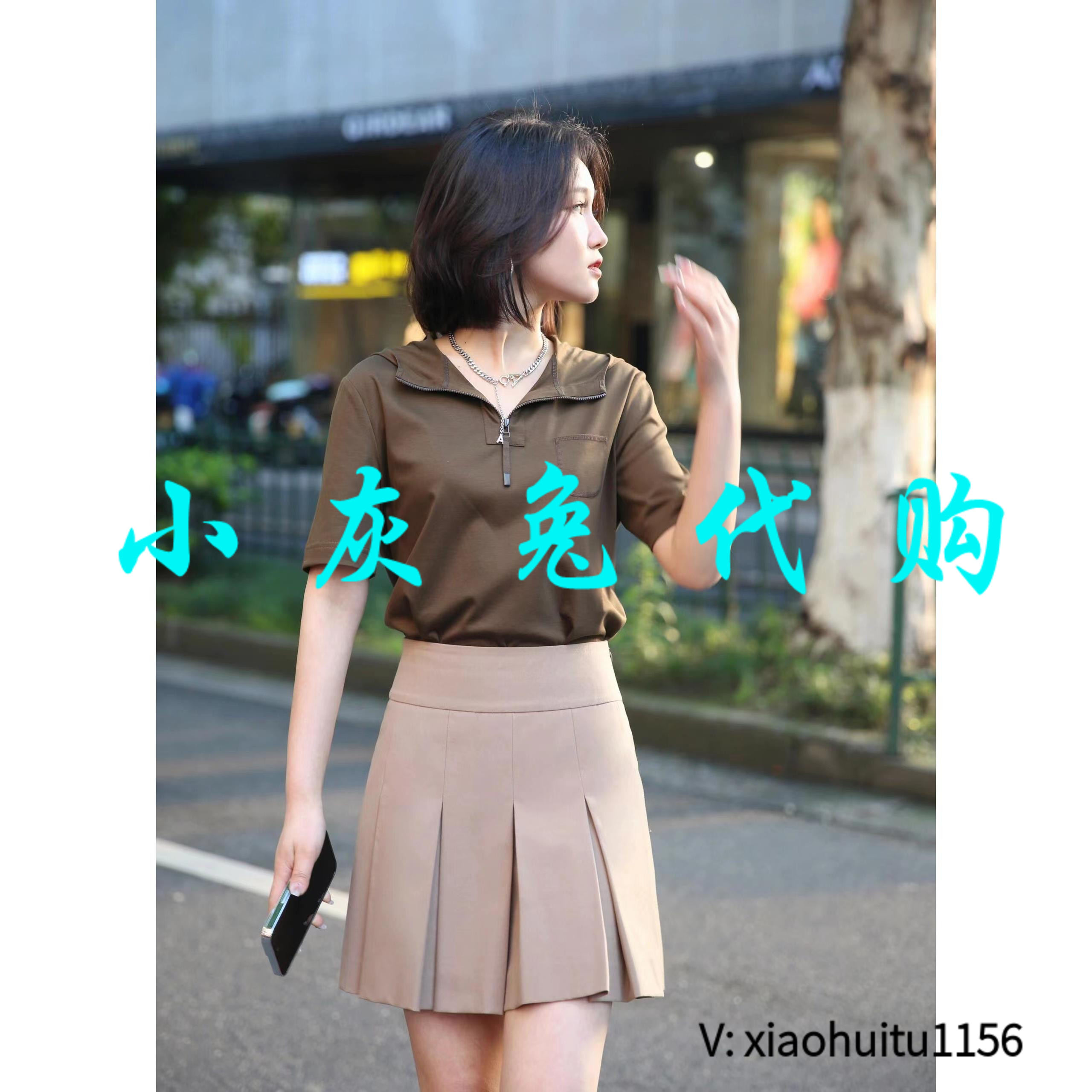 小灰兔正品代购连帽卫衣