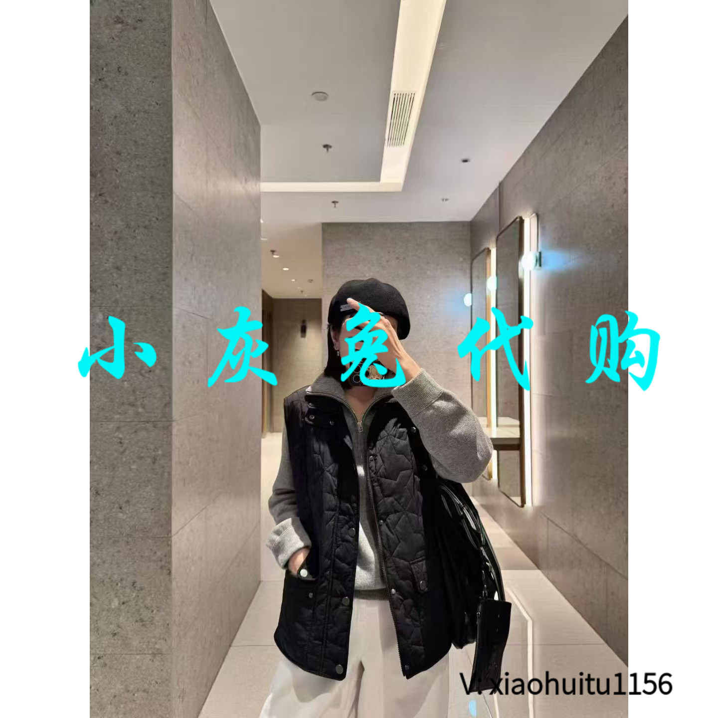 小灰兔专柜正品代购【现货 2345码】540071-1144011棉衣马甲