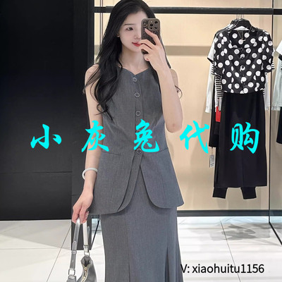 小灰兔专柜正品代购 秋季轻职风百搭气质西装马甲140071-2161031