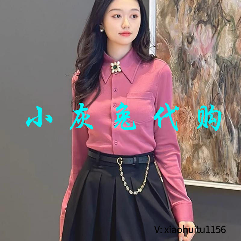 小灰兔专柜正品代购2026秋冬款衬衫打底1301044-4241755-001