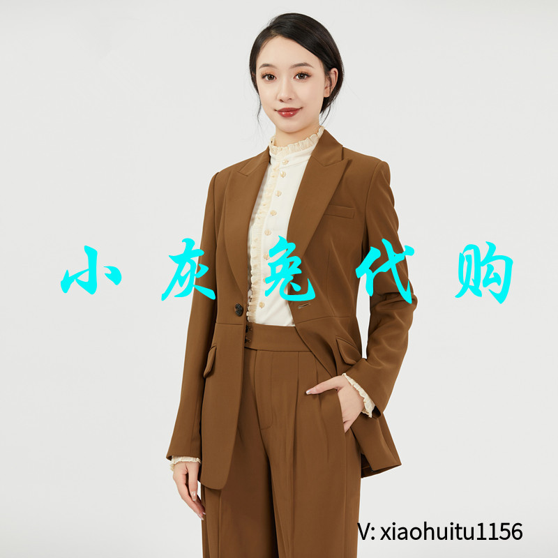 小灰兔专柜正品代购2026春装新款收腰西装女 1400711-2063011-001