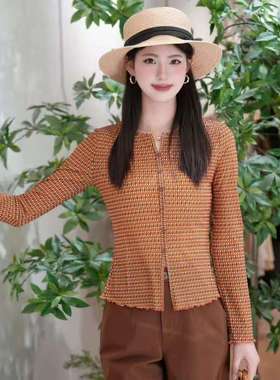 小灰兔专柜正品代购 2026春装气质设计感几何印花 130098-2A33447