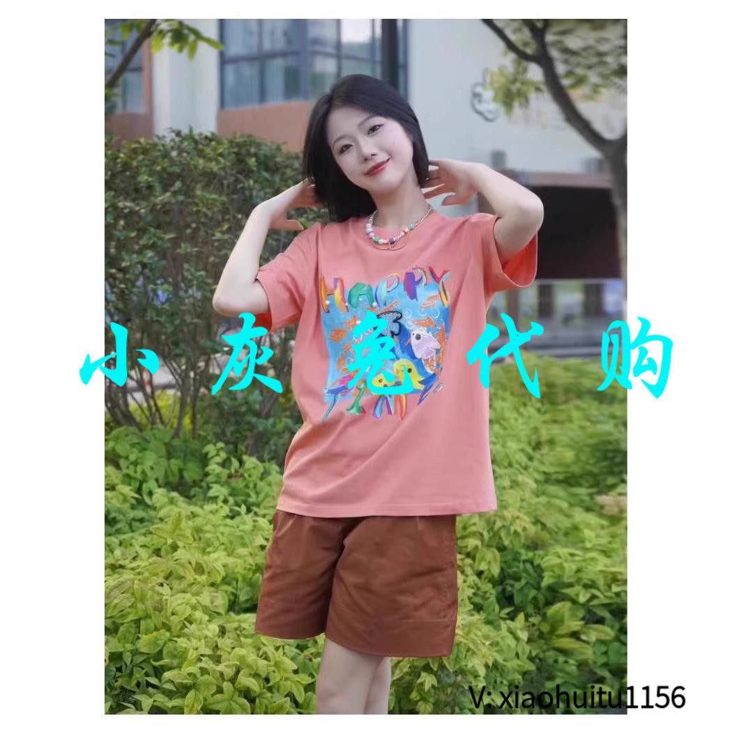 小灰兔正品代购印花短袖T恤