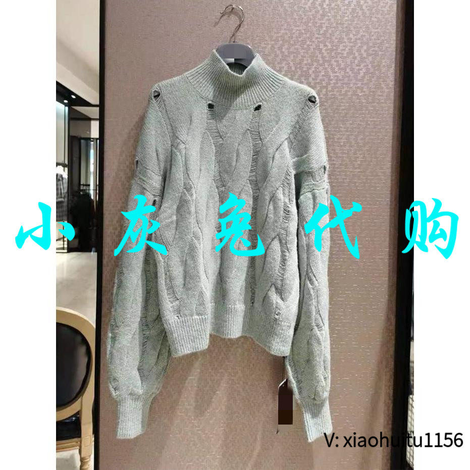 小灰兔代购秋冬高领针织衫毛衣