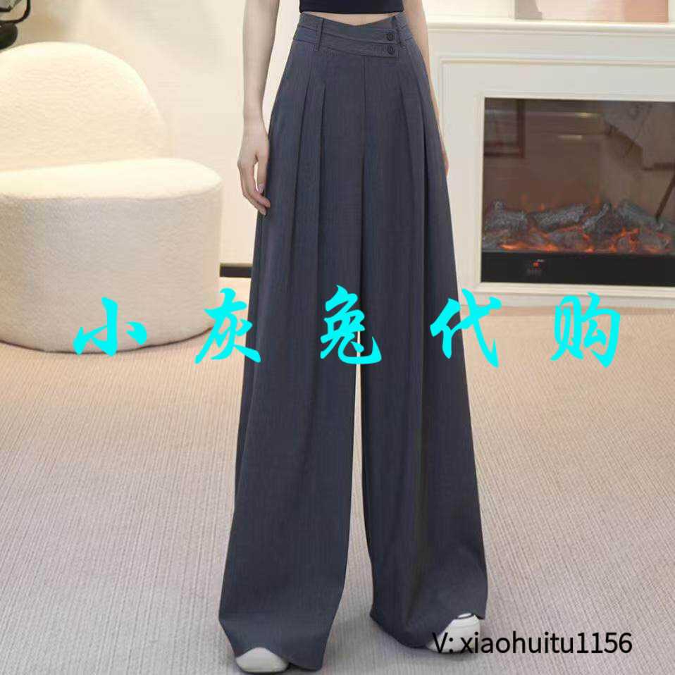 小灰兔专柜正品代购2026春款休闲阔腿裤直筒裤 110048-2161071