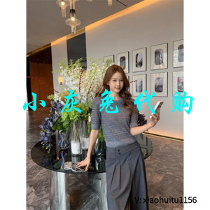 小灰兔专柜正品代购2026夏季新款镂空短袖T恤衫款138020-1T61822