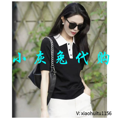 小灰兔专柜正品代购2025夏POLO领短袖T恤衫5399689-1T51611-033
