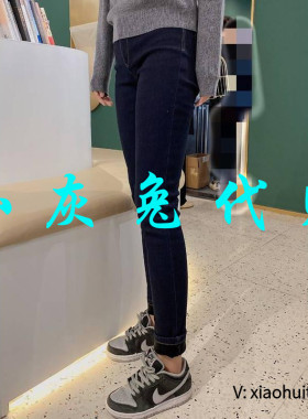 5折特卖小灰兔专柜正品代购加绒加厚款牛仔裤5100043-4242912-001
