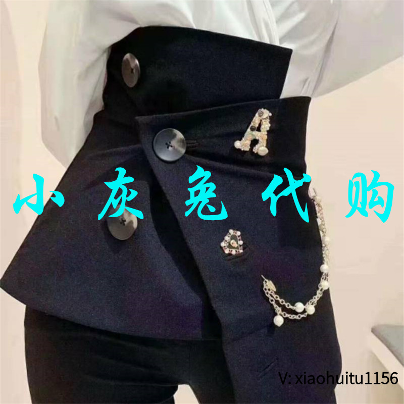 小灰兔专柜正品代购a字纽扣封腰