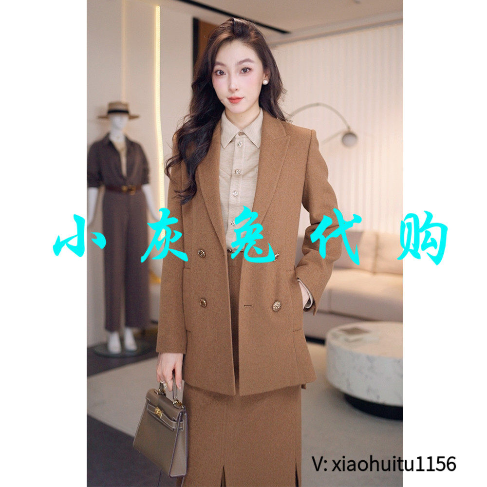 小灰兔专柜正品代购2026秋冬新款羊毛西装外套140002-4233443