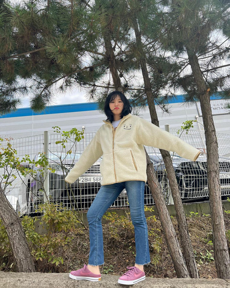 wendy同款三兄妹联名羊羔毛外套