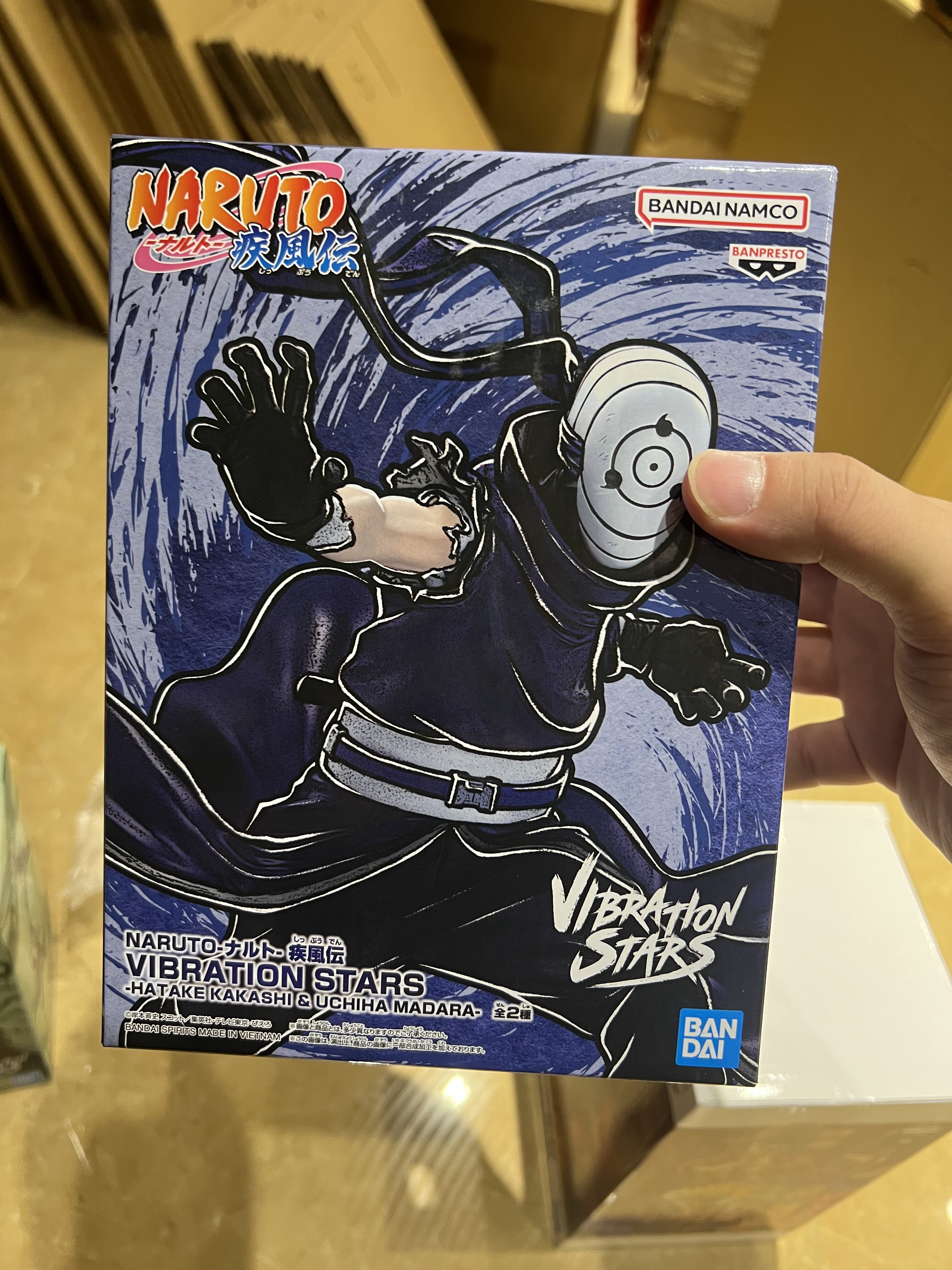 万代眼镜厂火影忍者VIBRATION STARS VS宇智波带土疾风传手办