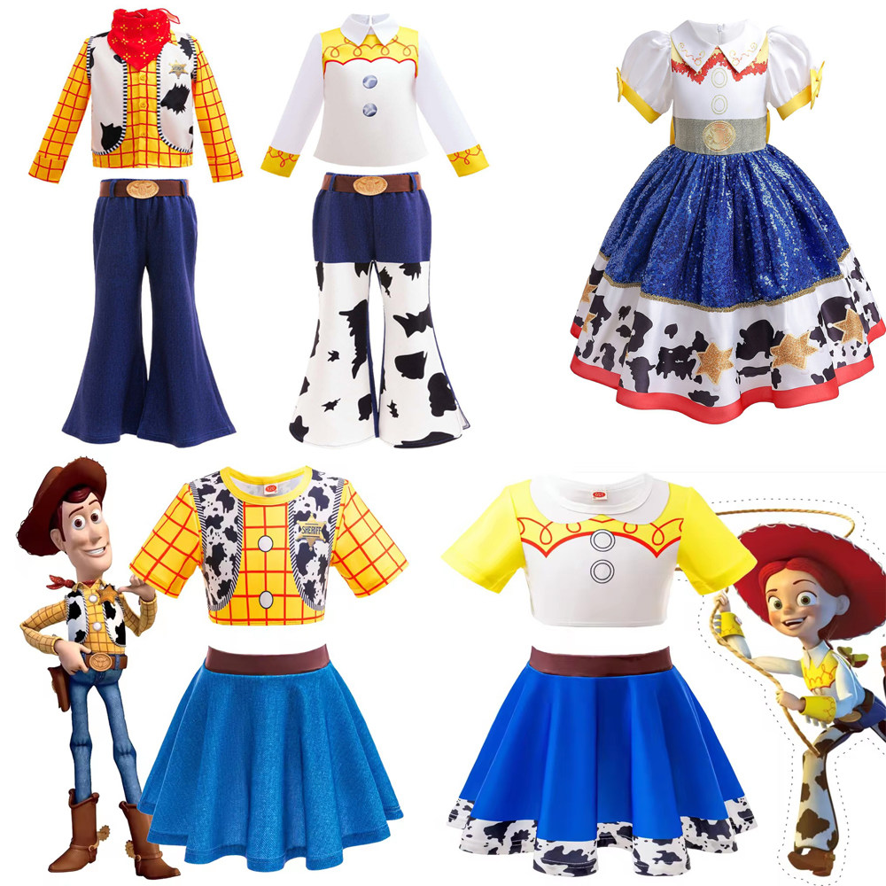 儿童玩具总动员胡迪翠丝衣服COS