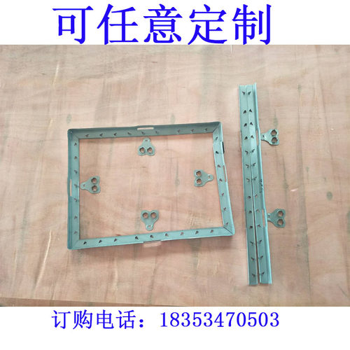 钢带木箱五金蝴蝶扣配件木箱铁皮包边定做物流承重大木箱子专用
