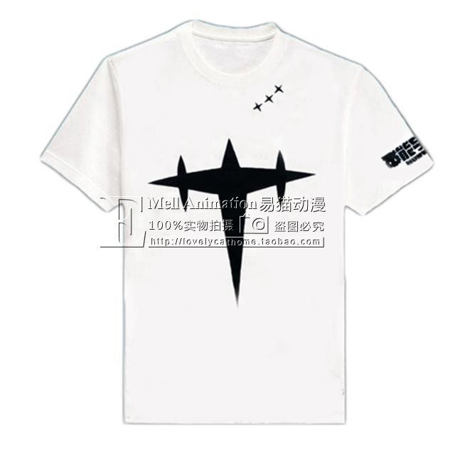 特价-双斩少女斩服少女 本能字学园 三星极 白色短袖T恤,模玩/动漫/周边/娃圈三坑/桌游,Cosplay女装/cos女装,淘宝优惠券,粉丝福利购,淘宝优惠卷