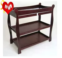 Ưu đãi đặc biệt cao cấp có thể được lắp ráp bằng gỗ sồi, bàn gỗ tã cũi đơn giản cho bé lưu trữ tủ trò chơi bảo vệ giường - Giường trẻ em / giường em bé / Ghế ăn cũi em bé