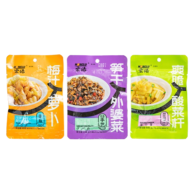 宏绿笋干梅干菜下饭小菜梅汁萝卜配粥酱腌菜榨菜福建特产咸菜