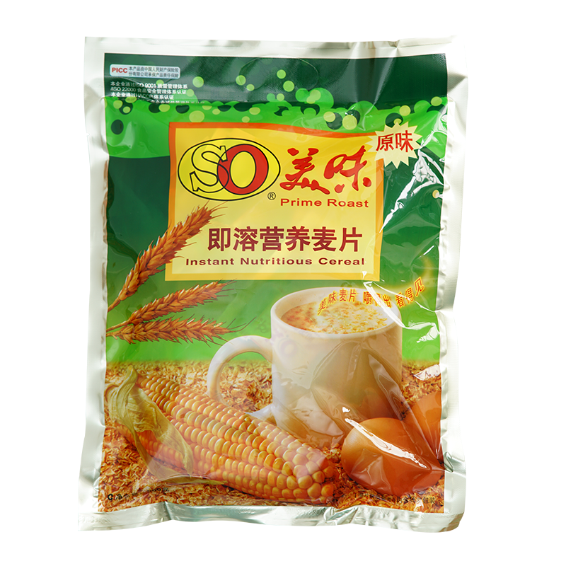 金味麥片原味營養(yǎng)麥片560g燕麥谷物早餐即食沖飲下午茶即沖