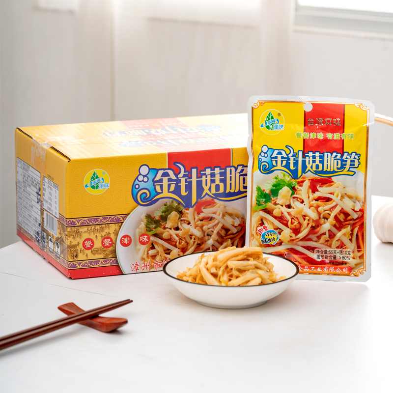 津味金针菇脆笋65g雪菜笋丝