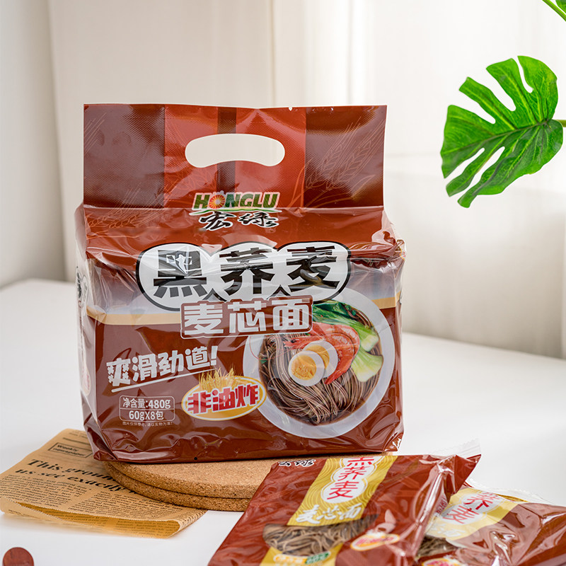 宏绿荞麦面小麦粉面条图片