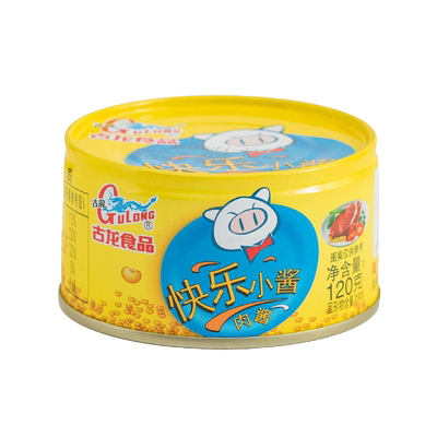 古龙食品快乐小酱120g罐头