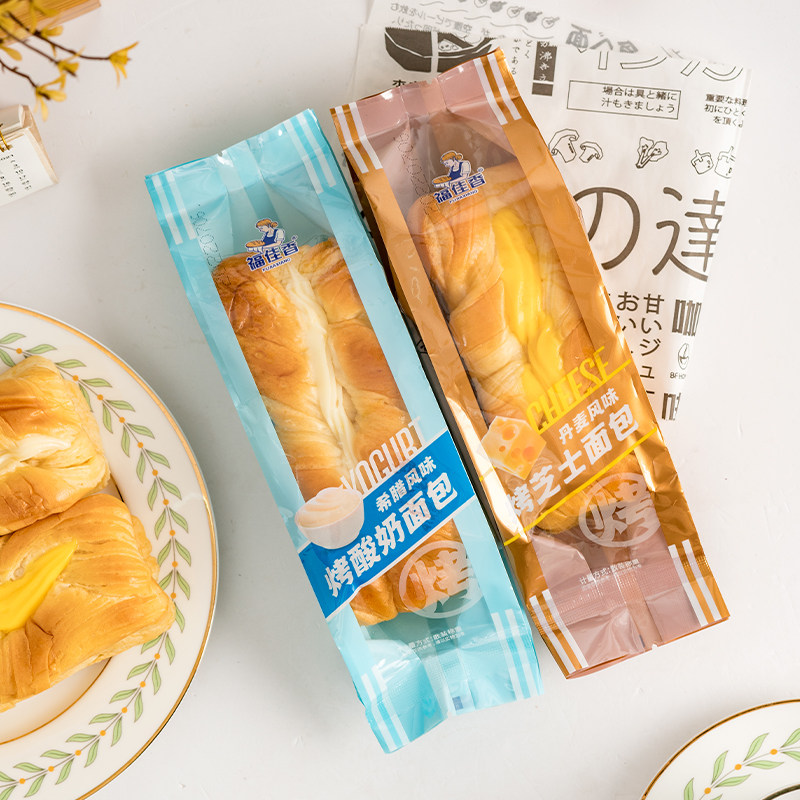 福佳香烤芝士面包早餐即食酸奶味夜宵点心零食夹心休闲食品下午茶