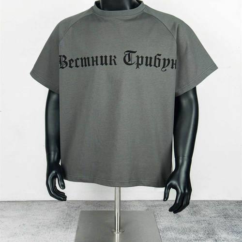 kanye同款 gosha vultures周边box版型短袖T恤男女联名款夏季