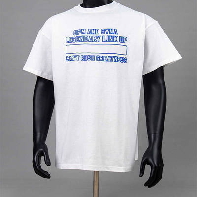 Synaworld Drill风美式街头嘻哈字母印花男女同款宽松休闲短袖T恤